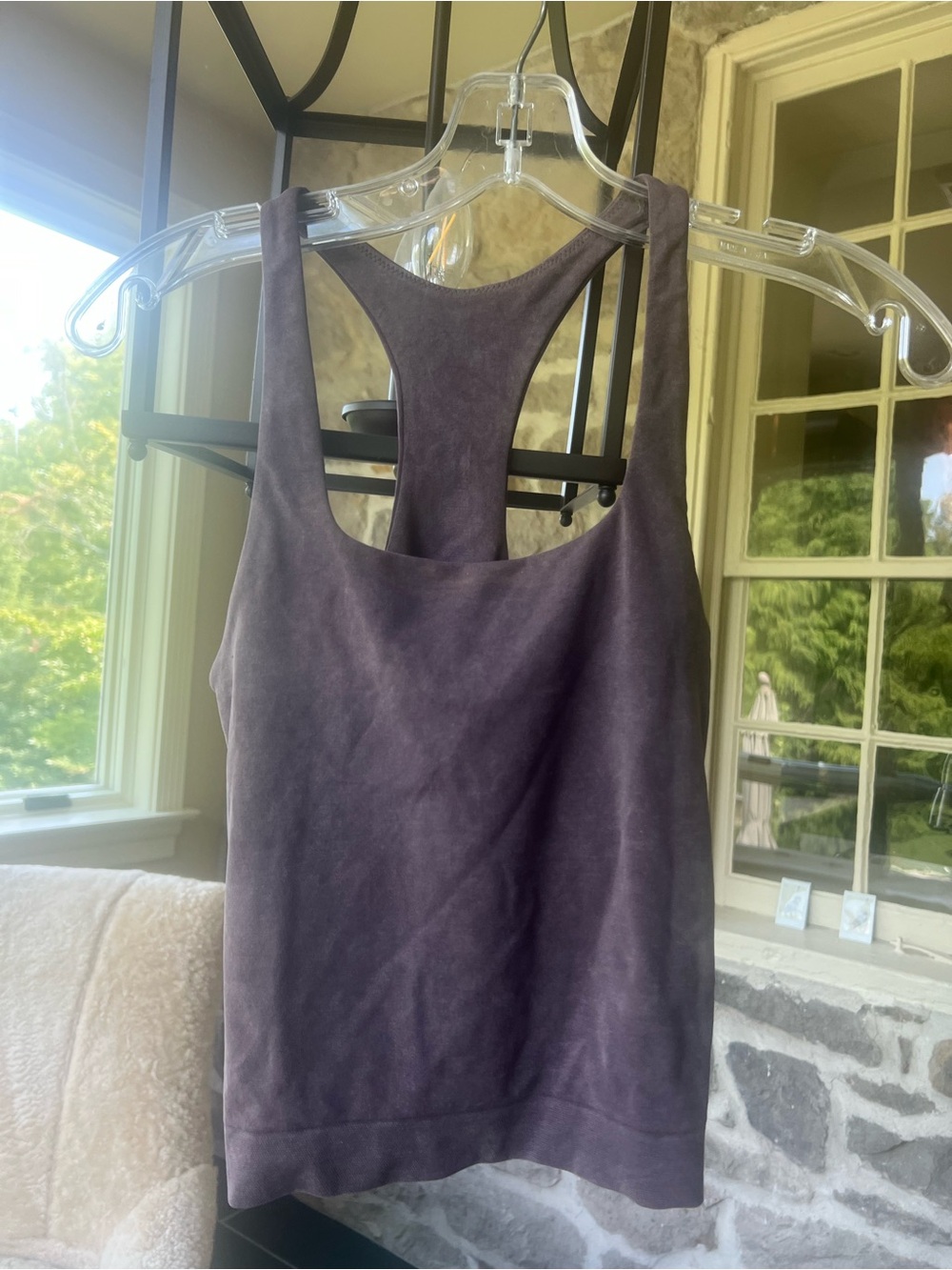 Free People Purple Racerback Tank Top